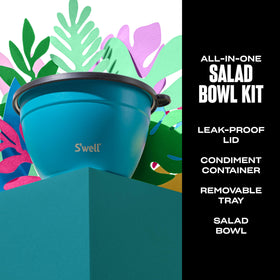 S'well removable tray keeps ingredients organized during meal prep.