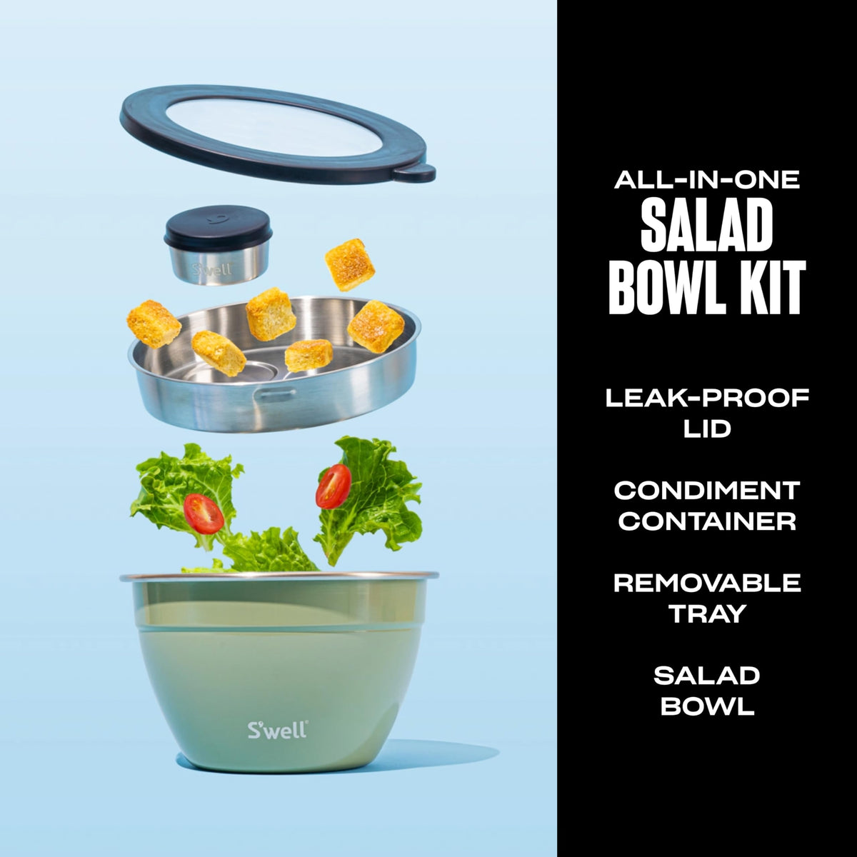 S'well removable tray keeps utensils neatly organized for packing