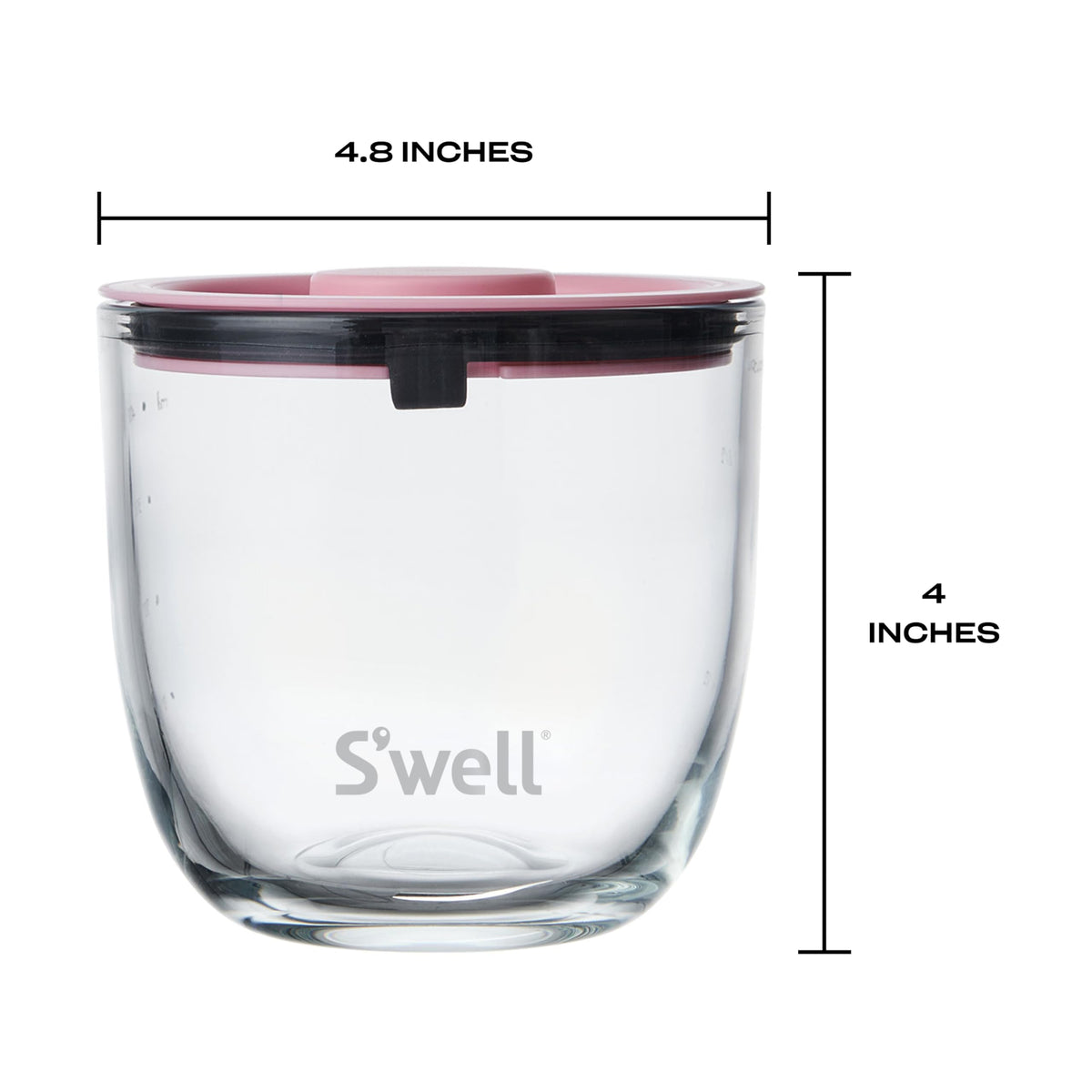 Durable tempered glass bowls by Swell for everyday reuse