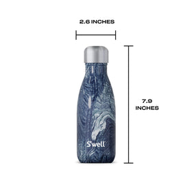 S'well triple-layer Therma-Swell technology graphic enhances insulation.