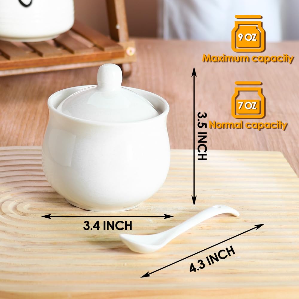 Swetwiny porcelain salt storage jar ready at the table.
