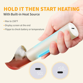 SWEYOUTH heated scoop grip-sensor activated for intuitive use.