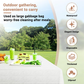 SWGIEEI outdoor picnic table cover keeping furniture clean.