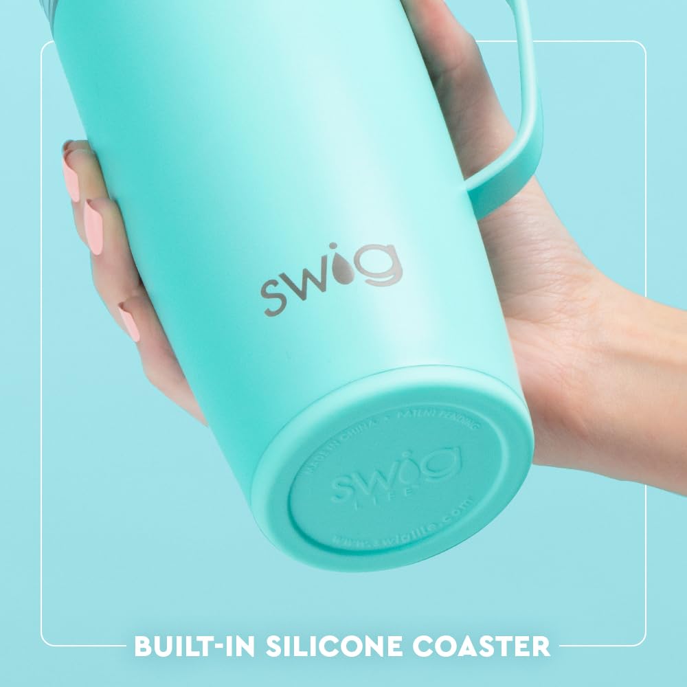 Swig Life ergonomic handle keeps a comfortable grip during long teaching days.
