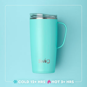 Swig Life stainless steel 22oz tumbler offers durable daily use for school and work.