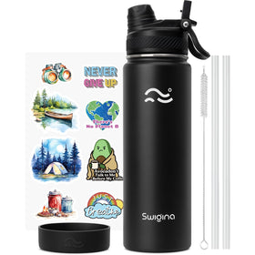 Swigina 2-in-1 lid bottle pour – seamless mode switch on the go