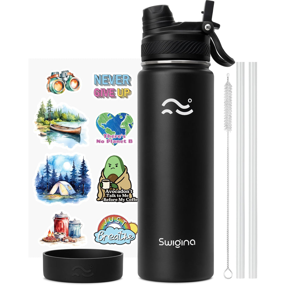 Swigina 2-in-1 lid bottle pour – seamless mode switch on the go