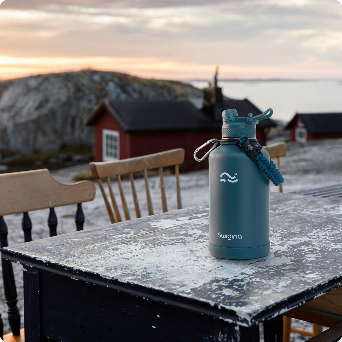 Swigina DIY sticker set to customize bottle with mood and style.