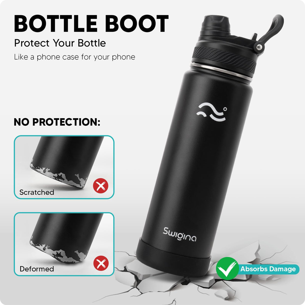 Swigina silicone armour – 3mm sleeve protects from drops
