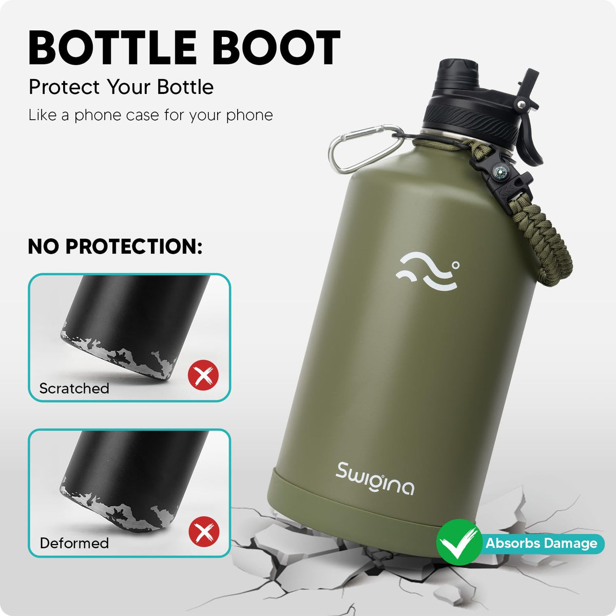Waterproof vinyl stickers let you customize without residue.