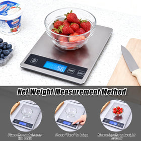 USB rechargeable swihorab scale for cable-free kitchen use