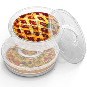 SwinDuck 12-inch pizza slice container with lid for organized leftovers.