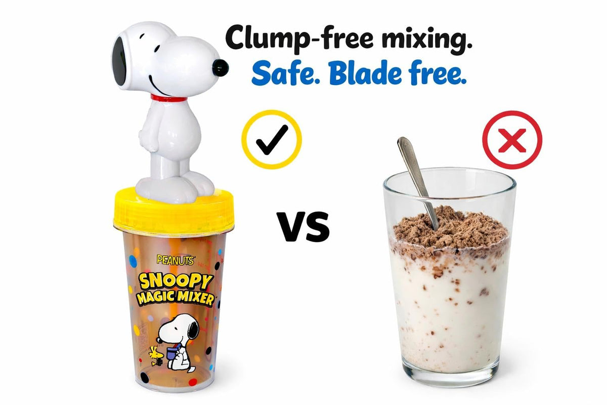 Swirly Heads MAGIC MIXER stable non-slip cup prevents spills.
