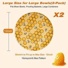 Swiscena large wrap fits mixer bowls and proofing baskets snugly.