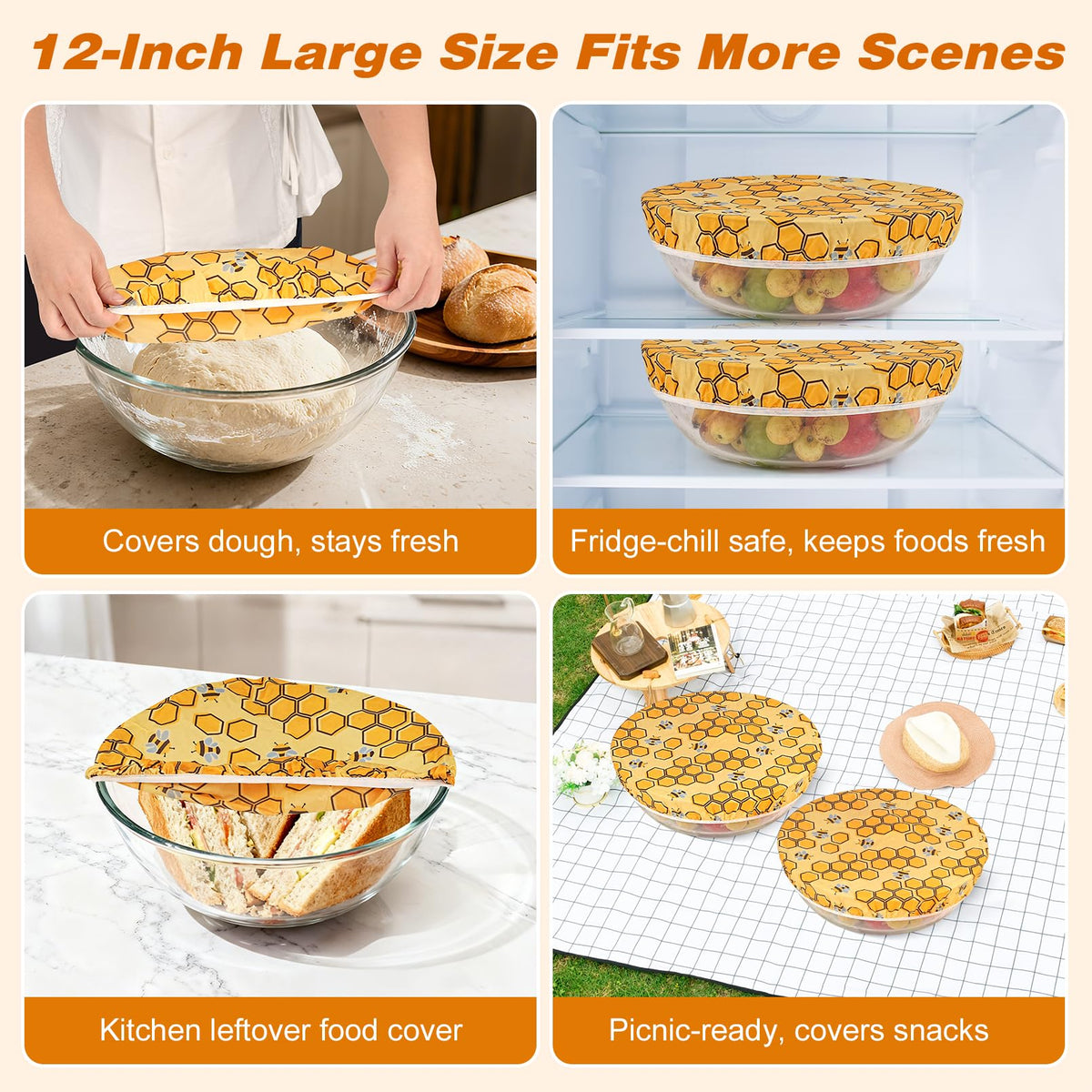 Swiscena reusable design reduces waste while keeping leftovers fresh.