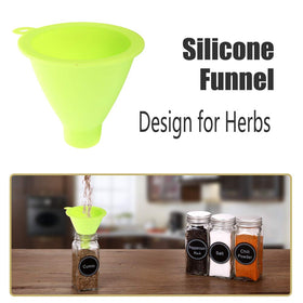 SWOMMOLY spice funnel for clean, mess-free refilling.
