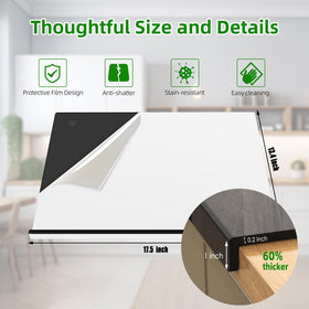 SWSKR durable acrylic surface resists cracking and warping.