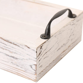 SWT8CAI whitewashed tray adds rustic charm to coffee corners