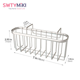 SWTYMIKI sponge caddy arrives ready to use with no tools.