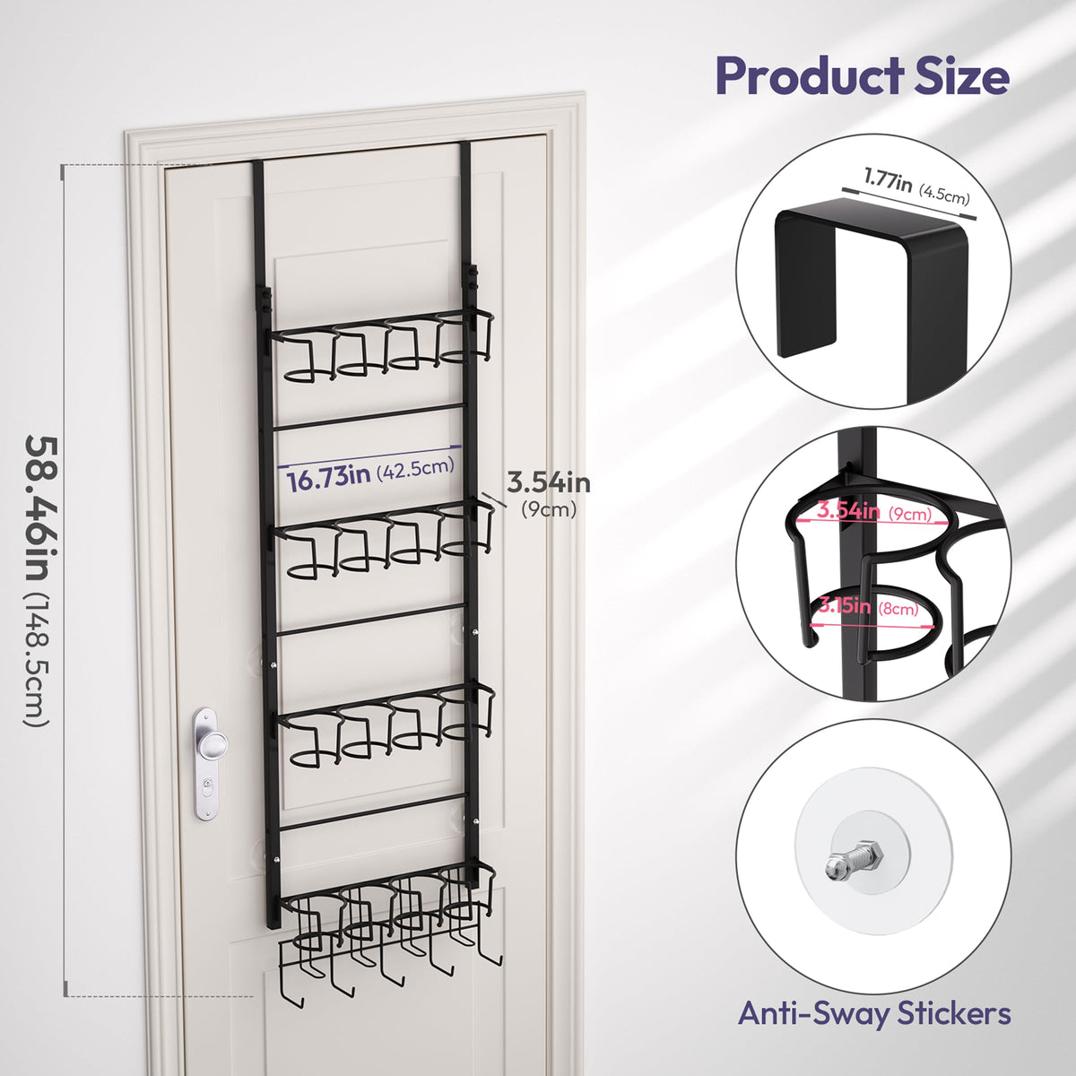 SWTYMIKI Stanley cup holder with easy access and stable display