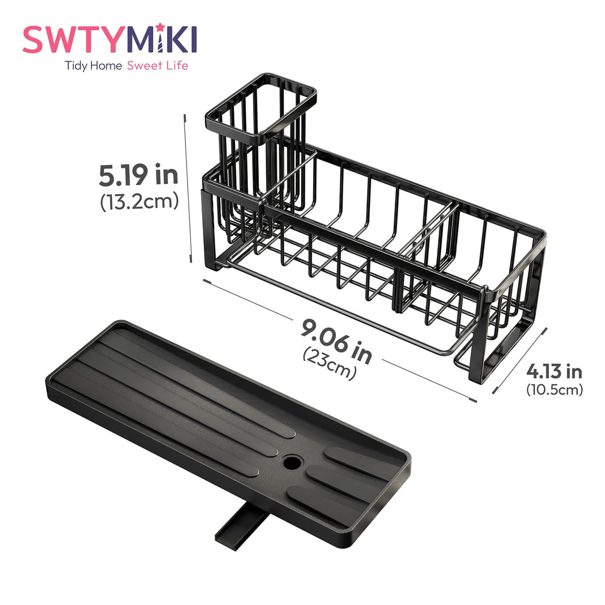 SWTYMIKI adjustable brush holder design keeps brushes neatly in place