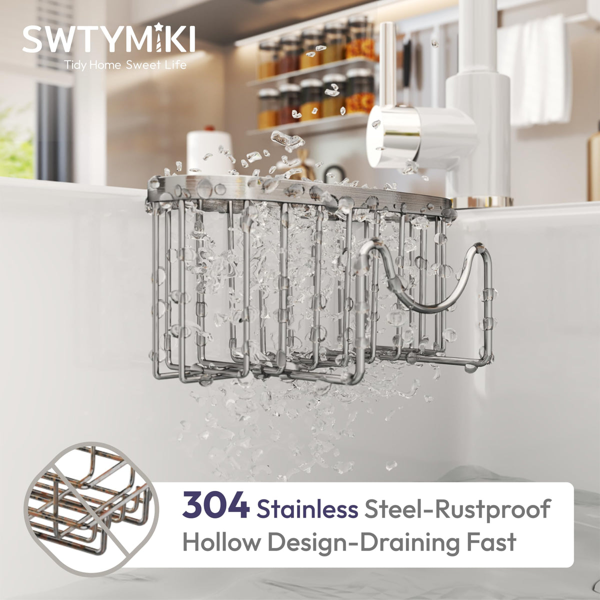 SWTYMIKI hollow drainage design speeds drying of tools