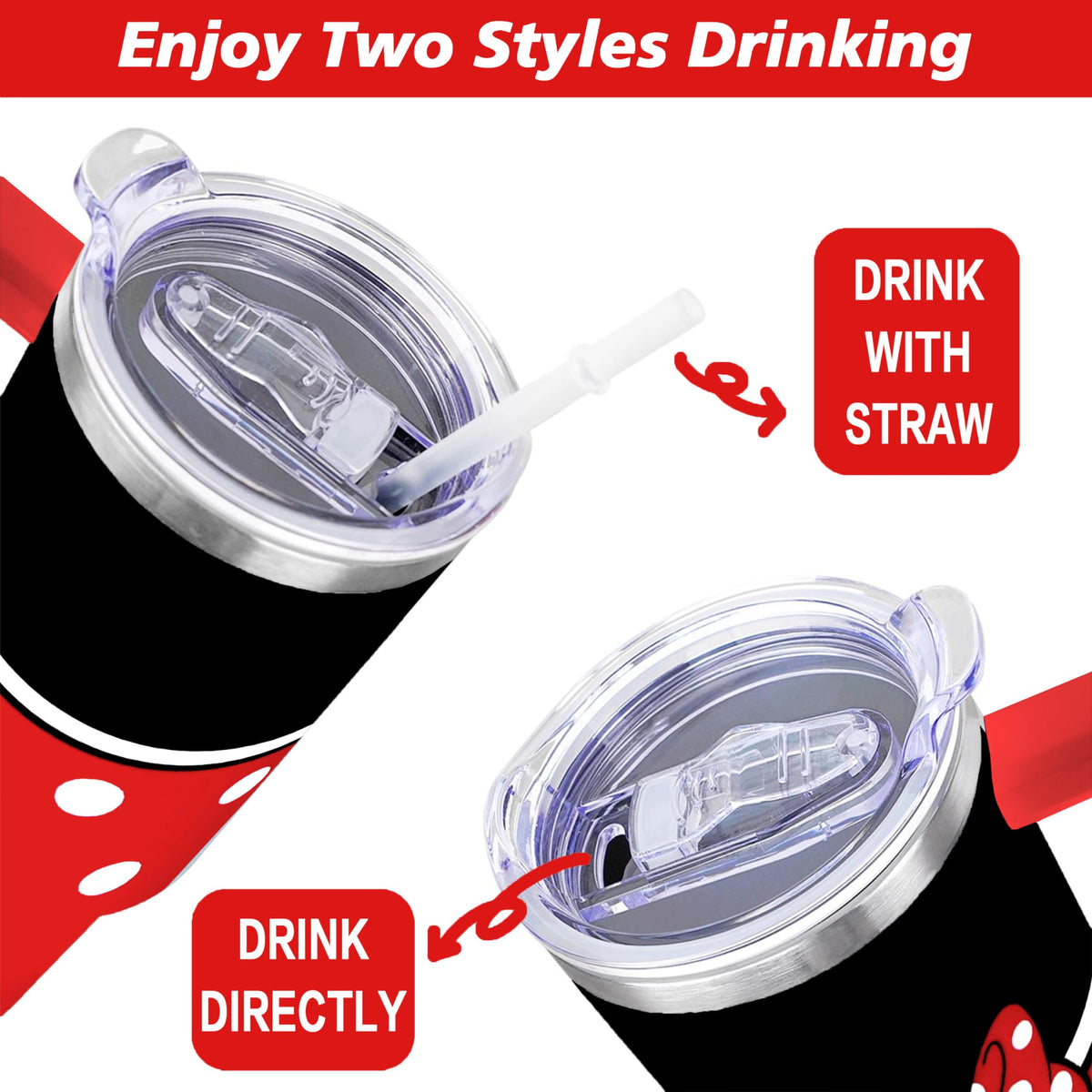 Double-wall insulation preserves hot or cold drinks in the Sxdcfrs tumbler