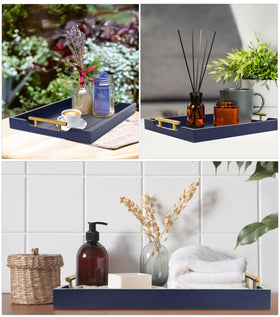 SXNOWS elegant wooden tray enhances everyday entertaining