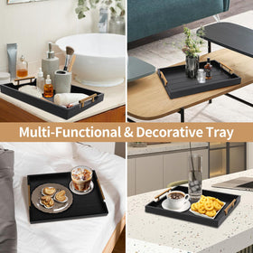 SXNOWS tray with non-slip feet to protect furniture surfaces