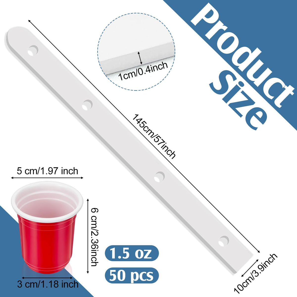 Syhood plastic shot glasses provide safe, reusable cups for quick party resets
