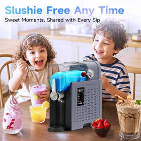 SYINTAO slushie preparation action demonstrates quick chilling without ice