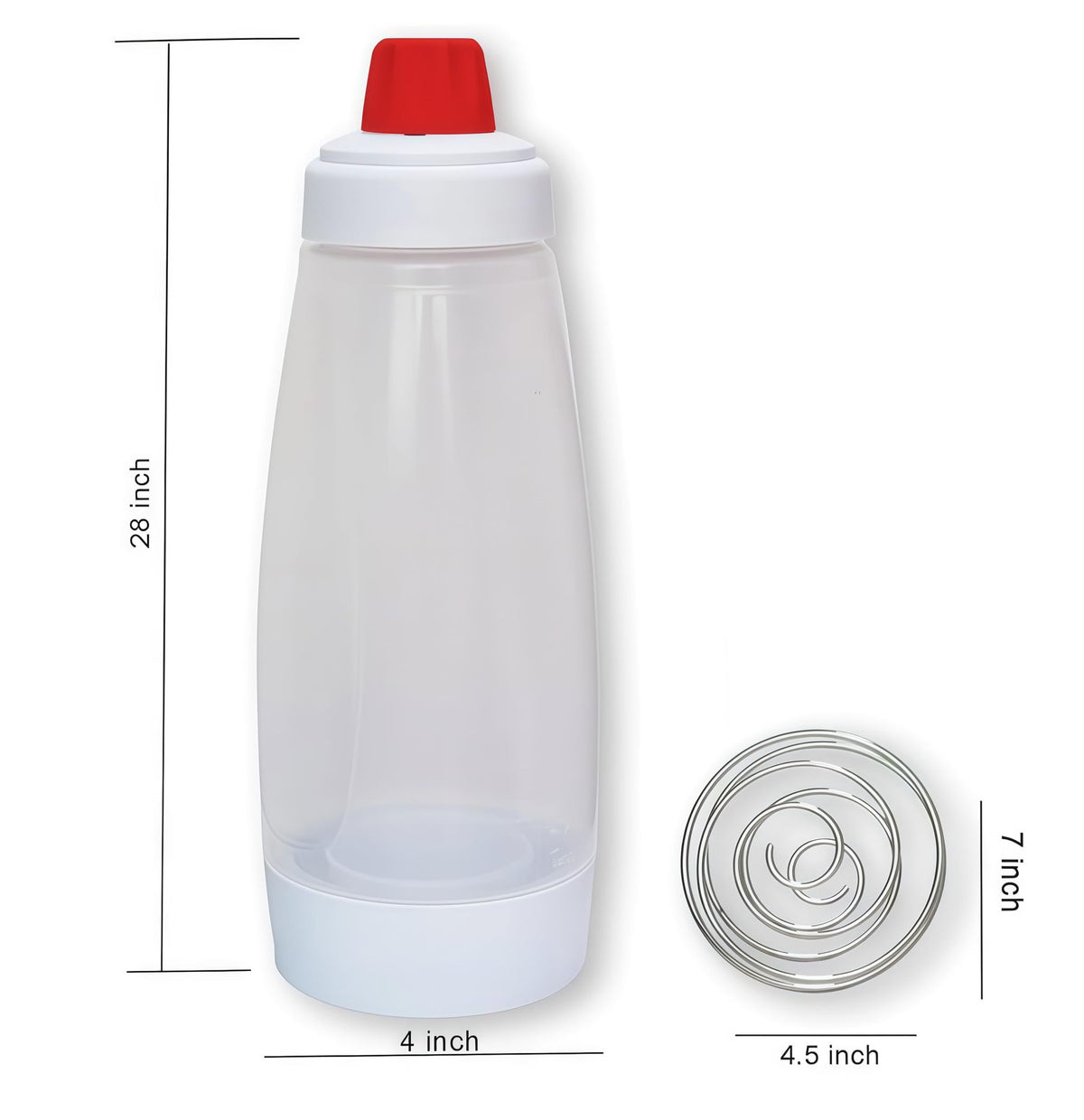 sykexonm pancake batter dispenser bottle used in family cooking with kids