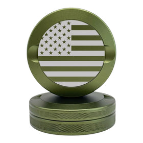 Syn Tin Edition 017 metal can in military green, ideal for organized, portable storage.