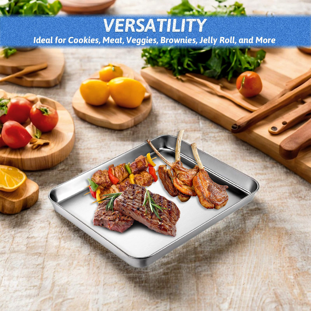 SynHHnergyx versatile baking pans for cookies and more.