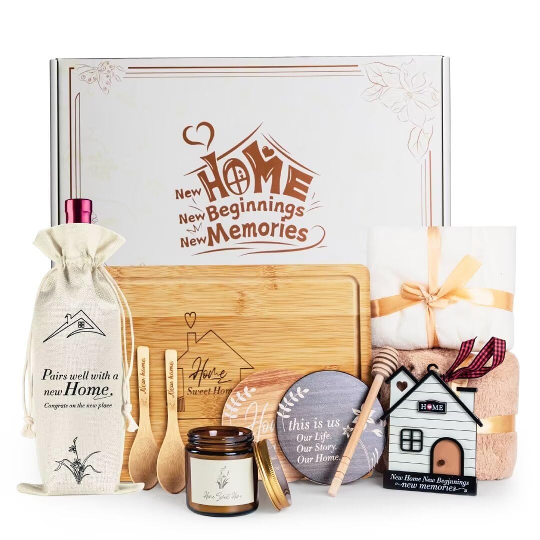 Synhonty bamboo cutting board in the basket adds stylish, practical kitchen prep.