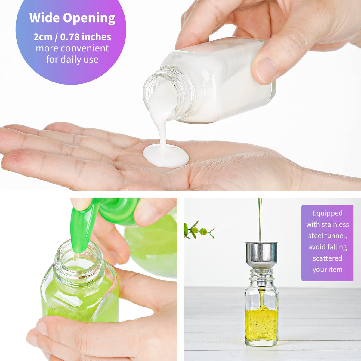 Syntic Clear airtight lids and waterproof stickers as a complete accessory set.