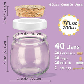 Syntic cork lids close-up adding rustic charm to desserts.
