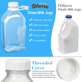 Syntic bottles suitable for storing dry foods like oats and nuts.