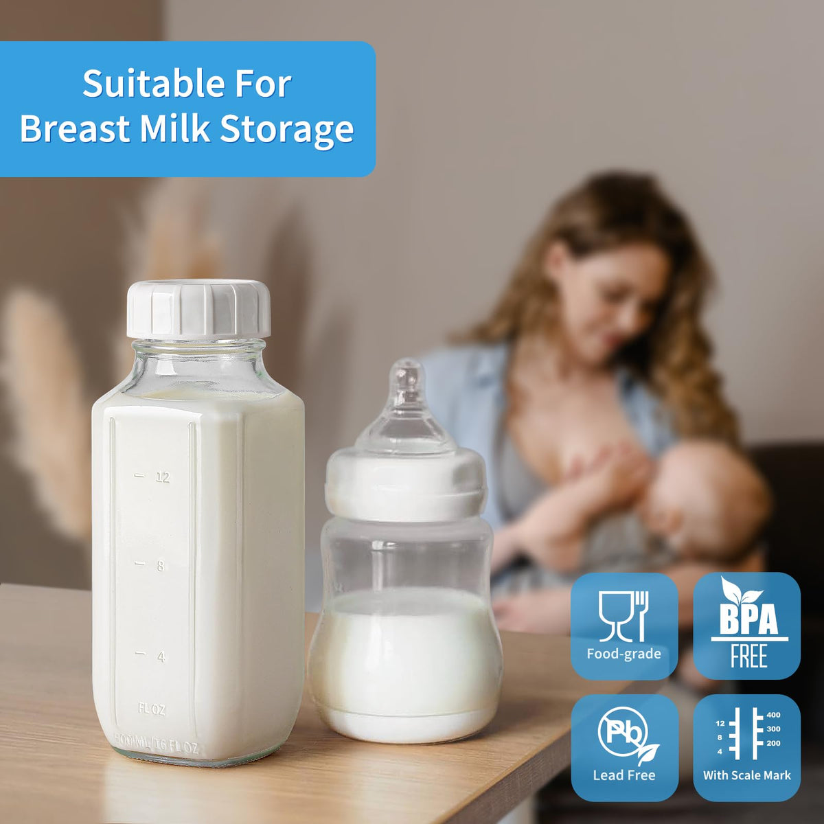 Syntic square bottle design with easy grip and compact storage