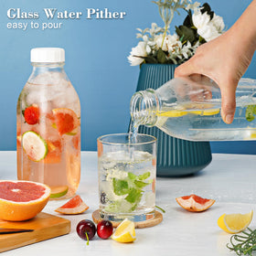 Syntic wide-mouth 1.3 inch opening fits ice and lemon slices.