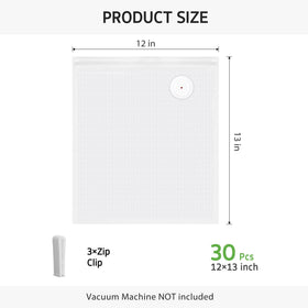 Syntus 3D air valve bag enables strong seal and sous vide submersion.
