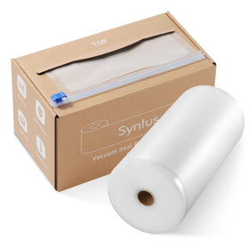 Syntus 8-inch bag roll with cutter for quick, precise sizing during prep