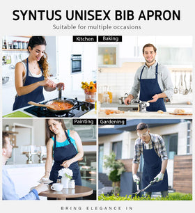 Syntus nautical navy apron ideal for kitchen and BBQ.