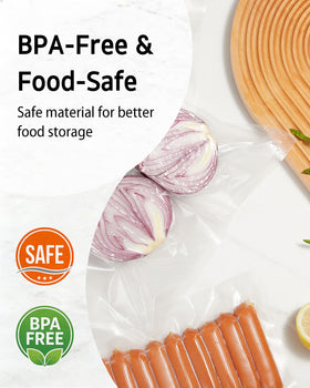 Syntus BPA-free bags ideal for fridge storage and freezer