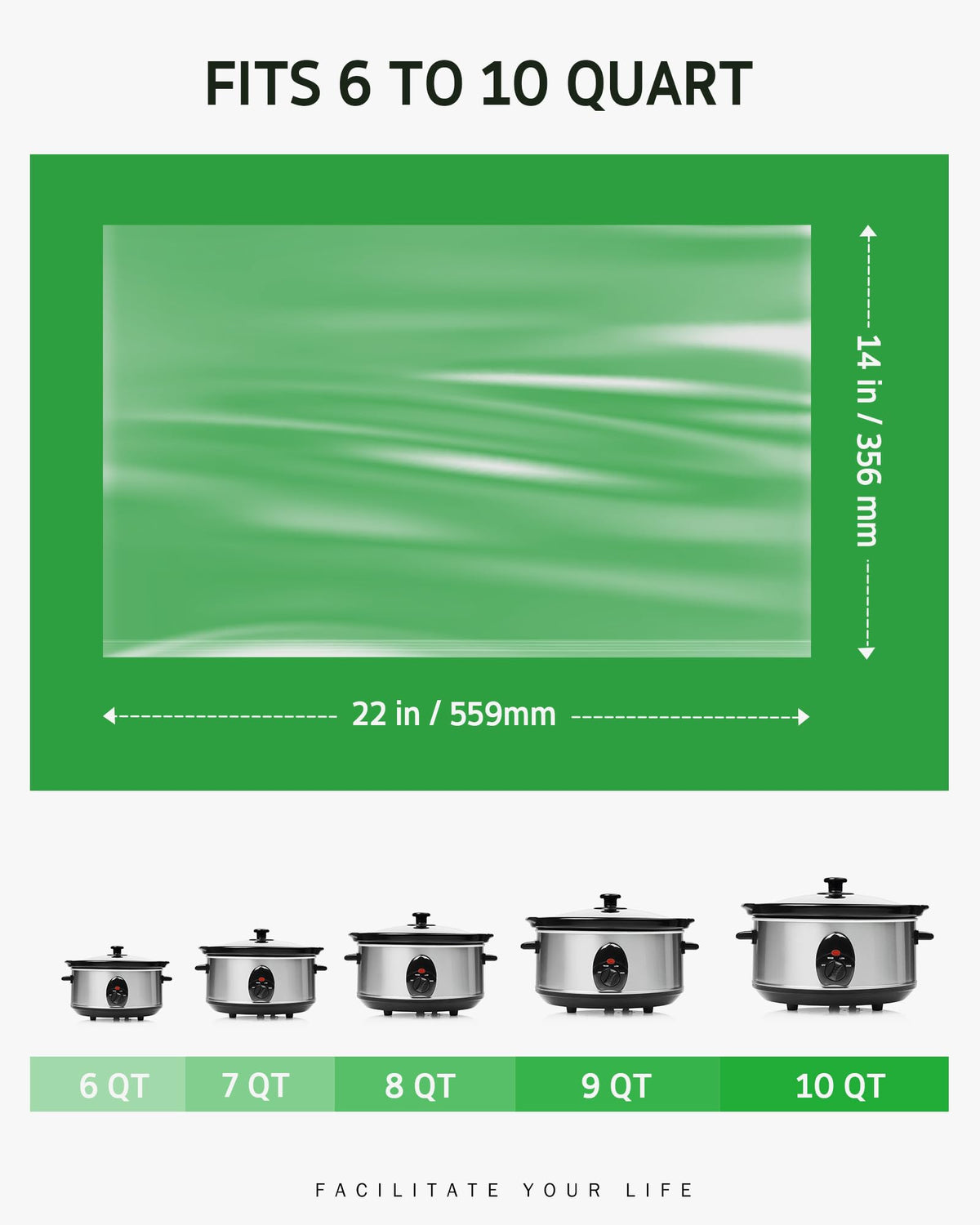 Syntus heavy-duty nylon blend liner minimizes leaks during simmering.