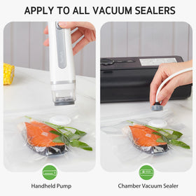 Syntus bags suit meat, vegetables, fruits, nuts, and coffee beans for longer storage.