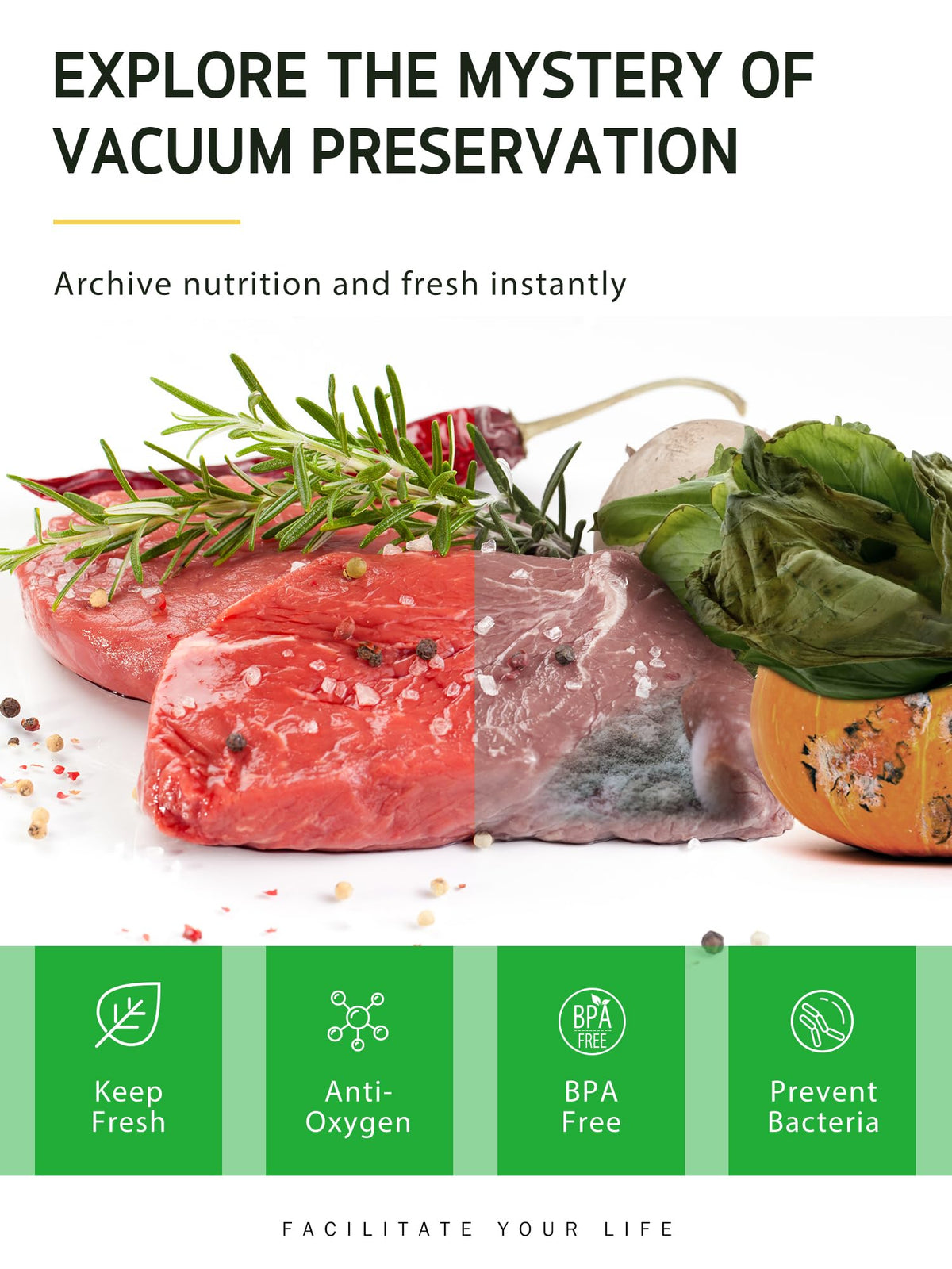 Syntus sous vide-ready bags illustrate heat-safe cooking and even textures.