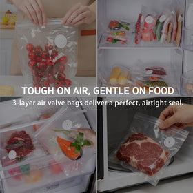 Durable thickness resists punctures from sharp-edged foods while preserving contents.