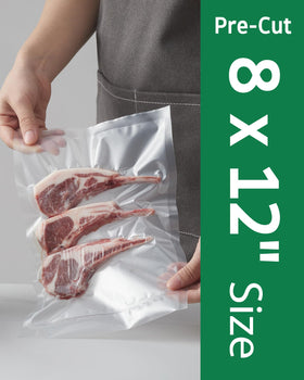 Syntus vacuum bags with embossed dots showing puncture protection.