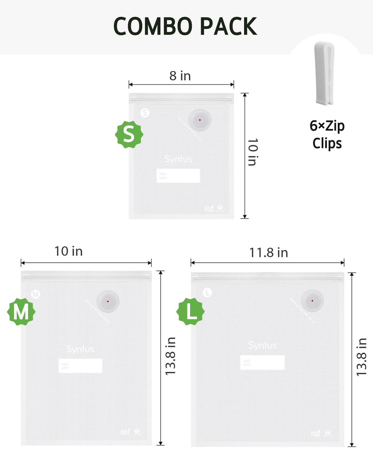 Syntus BPA-free material highlight for safe food storage.